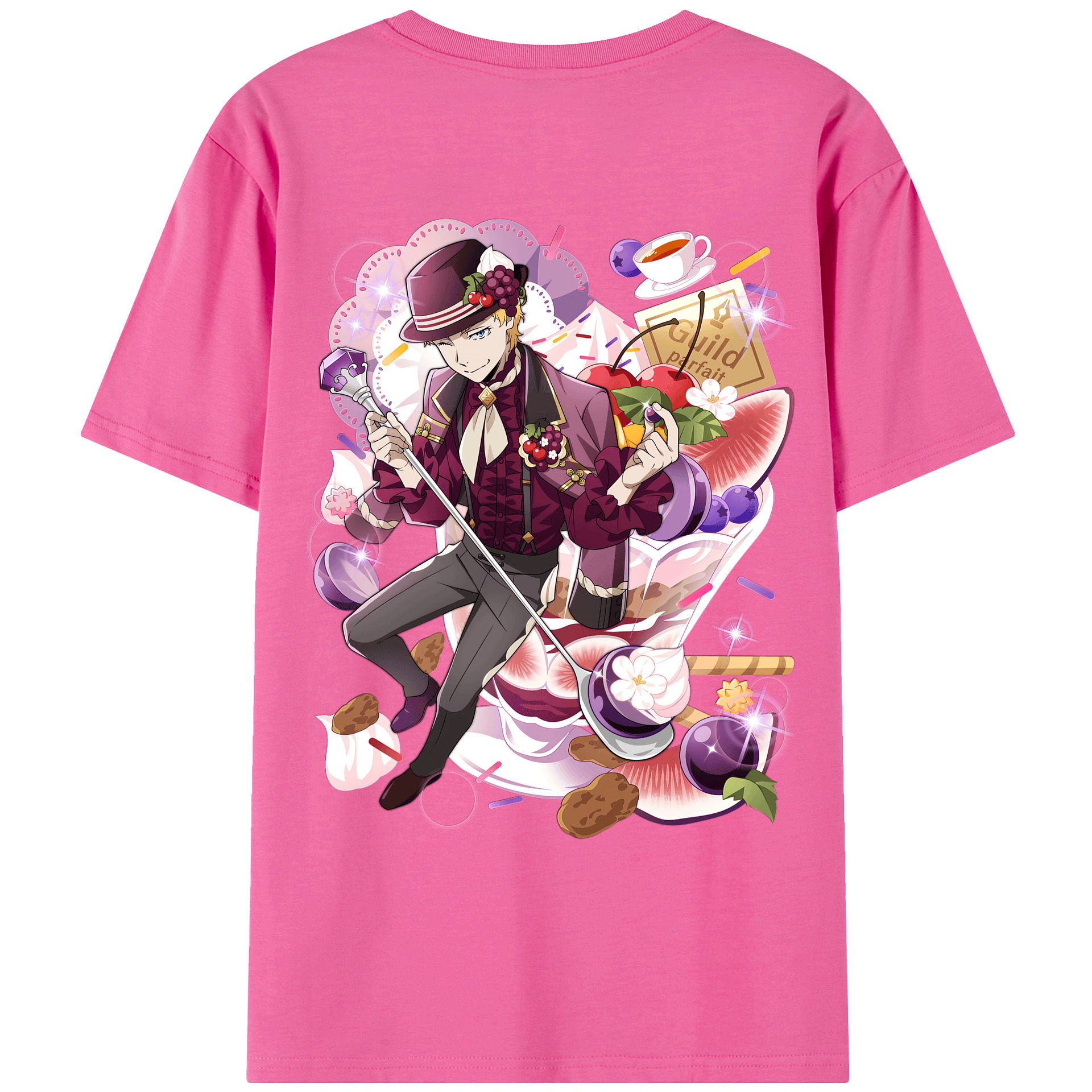 （画像用） 文豪ストレイドッグス Bungo Stray Dogs レディース半袖Tシャツ(バックプリント)
